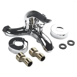 Bathroom Sink Faucets Practical Tools Durable Bathtub Basin Tap Fittings Kits Modern Set Silver Thermostats Triple