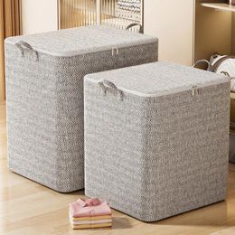 Storage Bags Home Quilt Bag Big Capacity Clothes Blanket Dustproof Organizer Moving Bedroom Sorting Box Accessories