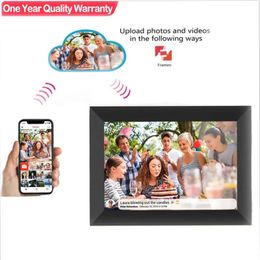 WiFi Frameo Digital Po Frame 10.1 Inch 32GB Smart Digital Picture Frame with 1280x800 IPS HD Touch Screen 240318