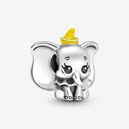 Wholesale Cute elephant Charm Pandoras 925 Sterling Silver Luxury Charm Set Bracelet Making Beaded charms Designer Necklace Pendant Original Box TOP quality