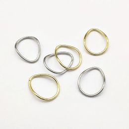 Components New Arrival! 100pcs Irregular Oval Shape Charm/Connector for Handmade Earring/Necklace DIY Parts Jewelry Accessories Findings