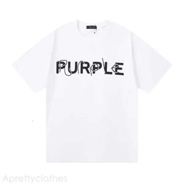 Purple brand purple jeans 2024 New T Shirt Designer Tees Mens T Shirts Women Loose Clothing Luxury Designers Short Sleeve Spring Summer Tide Tee 574