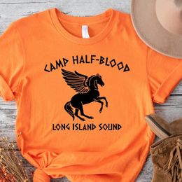 Camp Jupiter Cotton Women Graphic T Shirt Half Blood Chronicles Branches Percy Jackson Orange Unisex Tshirt Halloween Clothes 240329