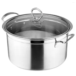 Double Boilers Soup Pot Cooking Household Sauce Pan Practical Boiler Stainless Steel Multi-functional