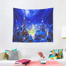 Tapestries Fwc 3291 Holiday Christmas Tapestry Room Decorating Aesthetic Art Mural Wall Carpet