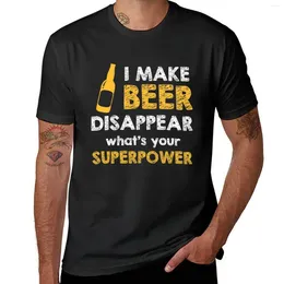 Men's Tank Tops I Make Beer Disappear What Is Your Superpower T-Shirt Funny T Shirt Mens Clothing