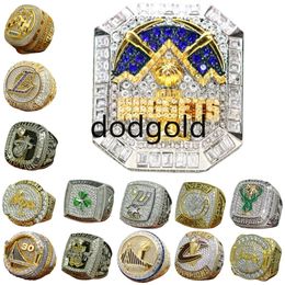 Luxury World Basketball Championship Ring Set Designer 14K Gold 2023 Nuggets JOKIC Champions Rings For Mens Womens Diamond Star Jewellery