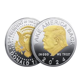 2024 Trump Take America Back Coin 미국 대통령 공예 기념품 0417a