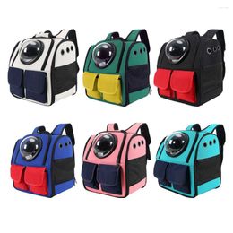 Cat Carriers Portable Backpack Breathable Mesh Pets Carrier Double Shoulder Straps Dog Air Permeability Cats And Puppies