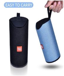 2020 New TG Bluetooth Speaker Portable Outdoor Loudspeaker Wireless Mini Column 3D 10W Stereo Music Surround Support FM TFCard Bas9460018