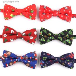 Bow Ties Christmas Series Classic Pre-tied Bow Tie For Men Women Festival Bowties Gift For Men Christmas Gift Y240329