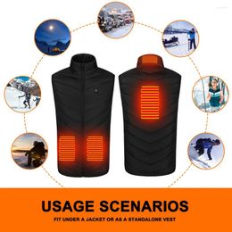 Blankets Unisex 3 Temperature Levels Vest USB Charging Motorcycle Heated Adjustable Suitable For Cold Weather Blanket