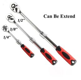 Professional Car Ratchet Wrench Hand Tools 72 Teeth Extending Telescopic Ratchets Socket Wrenches Ratcheting Repair Tool for Car Motorcycle