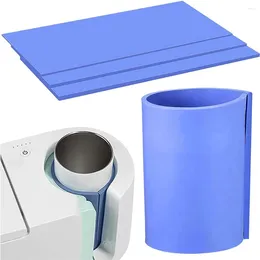 Decorative Plates 3 Pcs Sublimation Tumbler Wrap Silicone Sheets With Mug Press Bundle Accessories And Machine