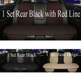 Upgrade Car Seat Cover Universal Flax Car Seat Cushion With Backrest Four Seasons Interior Auto Chair Pad Flax Covers Seat Carpet Mat
