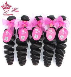 Queen Hair Products Mixed Length 5pcslot virgin brazilian hair extensions loose wave more weaves machine weft Fast 8 2875490132009306