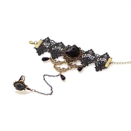 Link Bracelets Glove Adjustable Long Bracelet Vintage Gothic Cool Style Skin-friendly Jewelry For Hand Chain Party Ornament