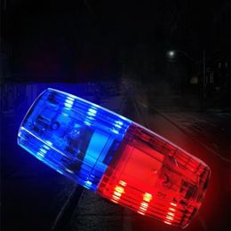 Bicycle Riding Safety Warning Taillight LED Multi-function Electric Horn Police Light For Night Running Hiking Cycling