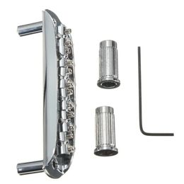 Steel Zinc Alloy Musical Instruments Parts Chrome Electric Guitar Tremolo 6 String Guitar Bridge Assembly with Wrench