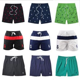 Mens Womens Designer Men Beach Shorts Sports Pants Swim Trunks S Short Polo 5 Number Pony Embroidery Quick Dry Surf Mesh Fabric Short