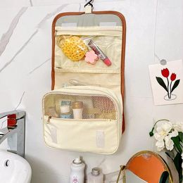 Storage Bags Portable Large Capacity Travel Makeup Cosmetic Bag For Women Cartoon Toiletries Organizer Cute Hanging Bathroom Wash