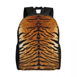 Backpack Tiger Fur Sketch Color Picture 15inch Laptop Casual School Travel