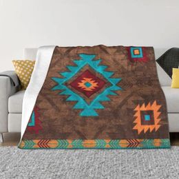 Blankets Sofa Fleece Boho Turkish Kilim Diamond Throw Blanket Flannel Bohemian Ethnic Geometric Art Car Couch Bedspreads