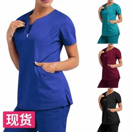 dental DentistSurgical Suit Split Hand Wing Suit Elastic Quick-drying Nurse SuitMoisture-absorbing and Sweat-wicking a57B#