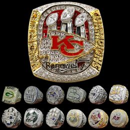 Luxury Super Bowl LVII Championship Ring Designer 14K Gold KC Champions Rings For Mens Womens Diamond Star Jewelrys