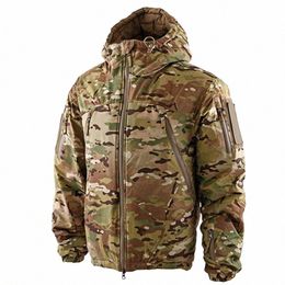 ecig 2.0 Polar Combat Parkas Men Cott Outdoor Tactical Military Soft and Light Warm Cott Padded Jackets Waterproof Resistant x45i#