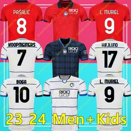 2023/2024 Atalanta BC soccer jerseys 23 24 KOOPMEINERS HOJLUND L.MURIEL BOGA MALINOVSKYI MIRANCIHUK Shirt ILICIC DUVAN PASALIC football uniform