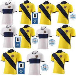 24/25 Ecuador new yellowish-white ESTUPINAN PLATA Mens Soccer Jerseys MARTINEZ HINCAPIE D. PALACIOS M. CAICEDO Home Away 3rd Fotball Shirts