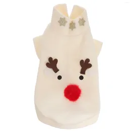 Dog Apparel Reindeer Christmas Pet Clothes Funny Costume Breathable Warm Cartoon Puppy Size Xl