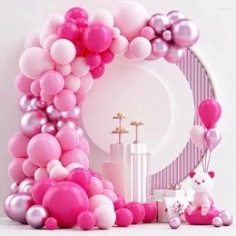 Party Decoration Birthday Balloons Same Color Latex Balloon Graduation Baby Wedding Festival Chain Set