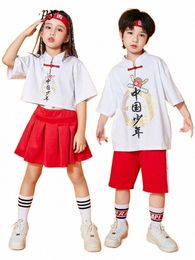 children's Costume Chinese Style Han Costume Boys and Girls Dancing Dr F99v#