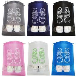Other Home Storage Organisation 5/3/1pcs Shoes Storage Bags Closet Organiser Non-woven Travel Portable Bag Waterproof Pocket Clothing ified Hanging Bag Y240329