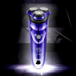 Mens Electric Shaver For Men Razor Smart Beard Shaving Beard Timmer Ipx7 Waterproof Shaving Machine LCD Display Electric Razor 240325