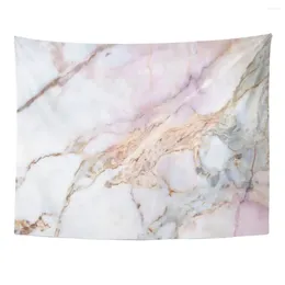 Tapestries Pink White Marble Tapestry Grey Fashion Marbling Modern Art Wall Blanket Cloth Living Room Bedroom Decor Hangin