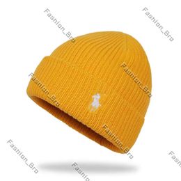 Polo Raulph Hat Designer Polo Hat Stretch Knit Ralp Laurens Polo Beanie Cap Winter Luxury Ralphe Laurenxe Polo Hat Embroidered Wool Woven Warm Beanie Fitted Hat 921