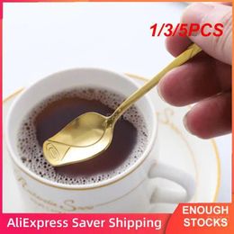 Coffee Scoops 1/3/5PCS Stirring Spoons Exquisite Rose Pattern Creative Modeling Kitchen Gadgets Spoon Mirror Polishing