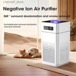 Air Purifiers Air Purifier for Sterilization Deodorization Disinfection Shoe Cabinet Pet Nest Toilet Portable Electronic Intelligent PurifierY240329