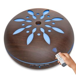 New Design Remote Control Aroma Diffuser with 7 Colour Changing LED Light Ultrasonic Cool Mist Essential Oil Air Humidifier