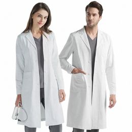 pet Grooming Lab Coat High Quality White Slim Beauty Sal Work Uniforms Spa Uniforms Health Service Scrubs Coats Men and Women f6WS#