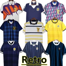 Retro 1978 1982 1986 1990 World Cup Scotland football shirts Retro Soccer Jerseys 1991 1992 1993 1994 1996 1998 2000 Vintage jersey Collection STACHAN McSTAY 888888