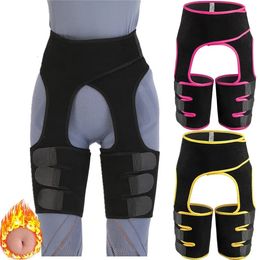 Neoprene Slim Thigh Trimmer Leg Shapers Slimming Belt Waist Trainer Sweat Shapewear Fat Burning Compress Belt 240322