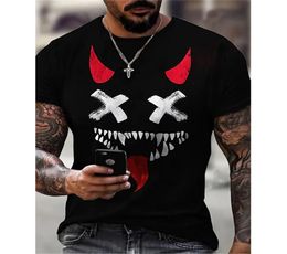 Dark Wind Men's 3D Printed T-shirt Visual Impact Party Top Streetwear Punk Gothic Round Neck High Quality Aman Muscle Style Short Sleeve3339125