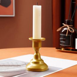 Candle Holders Christmas Coffee Table Decor Iron Holder Pillar Decorate Stands Desk Tealight Decorative