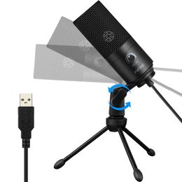 Fifine Metal USB Condenser Recording Microphone For Laptop Windows Cardioid Studio Recording Vocals Voice Over,Video-K669