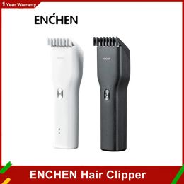Control ENCHEN Hair Trimmer For Men Cordless USB Rechargeable Electric Hair Clipper Cutter Machine With Adjustable Comb Haircut