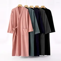 Home Clothing Autumn And Winter Warm Thickened Double-sided Velvet Kimono Bathrobe Women's Clothes Multi Colours Robes Femme